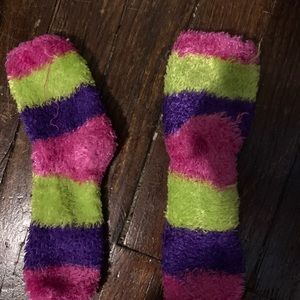 Striped Fuzzy Socks